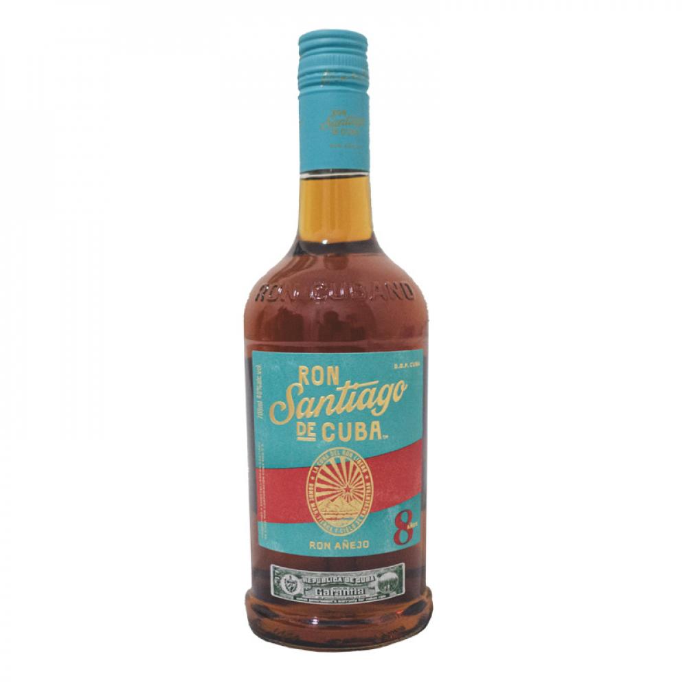 Ron añejo 8 años 40 % vol Santiago de Cuba (700 ml)