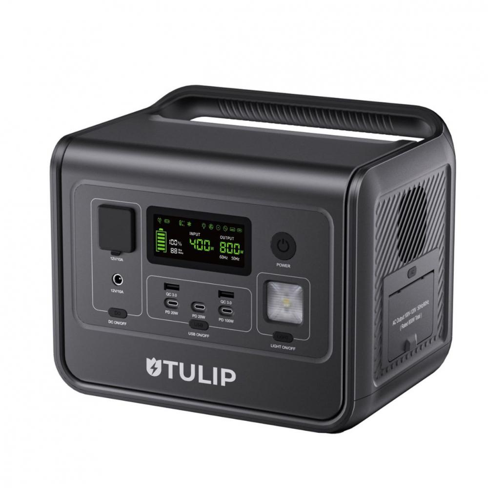 Estación de energía portátil Tulip TP800 (800 W) + Servicio puesta en marcha