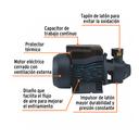 Bomba periférica 1 HP Truper BOAP-1A2