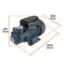 Bomba periférica 1 HP Truper BOAP-1A2