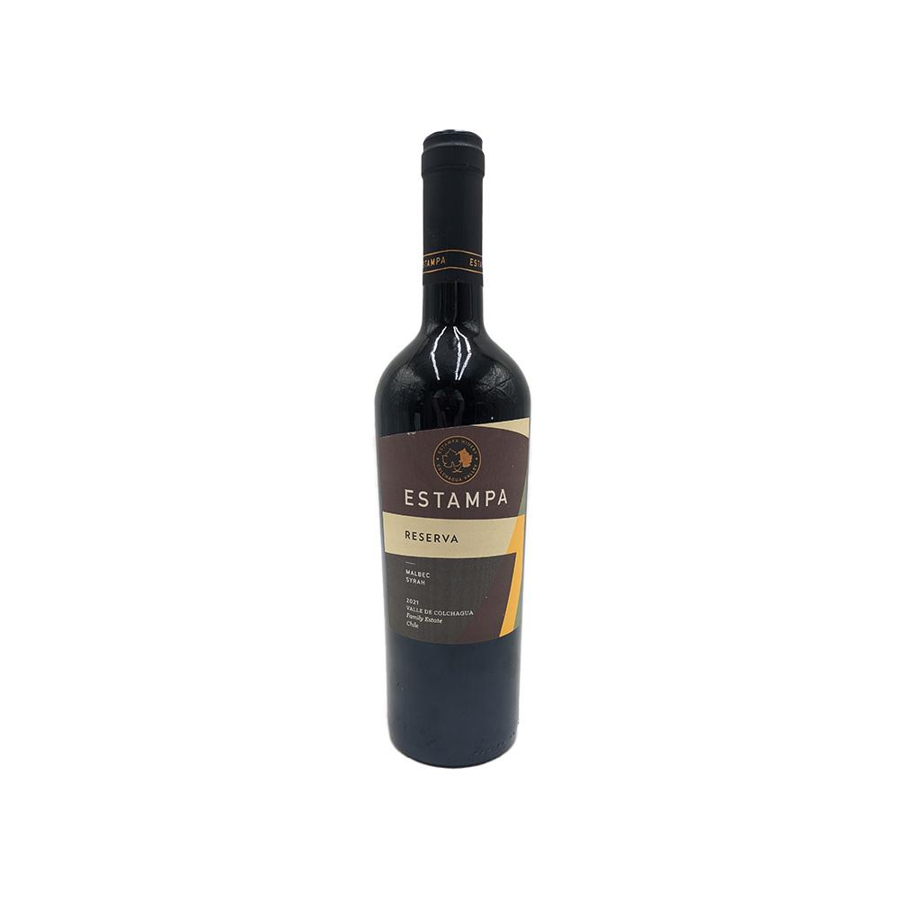 Vino tinto Estampa Reserva Malbec / Syrah (750 ml)