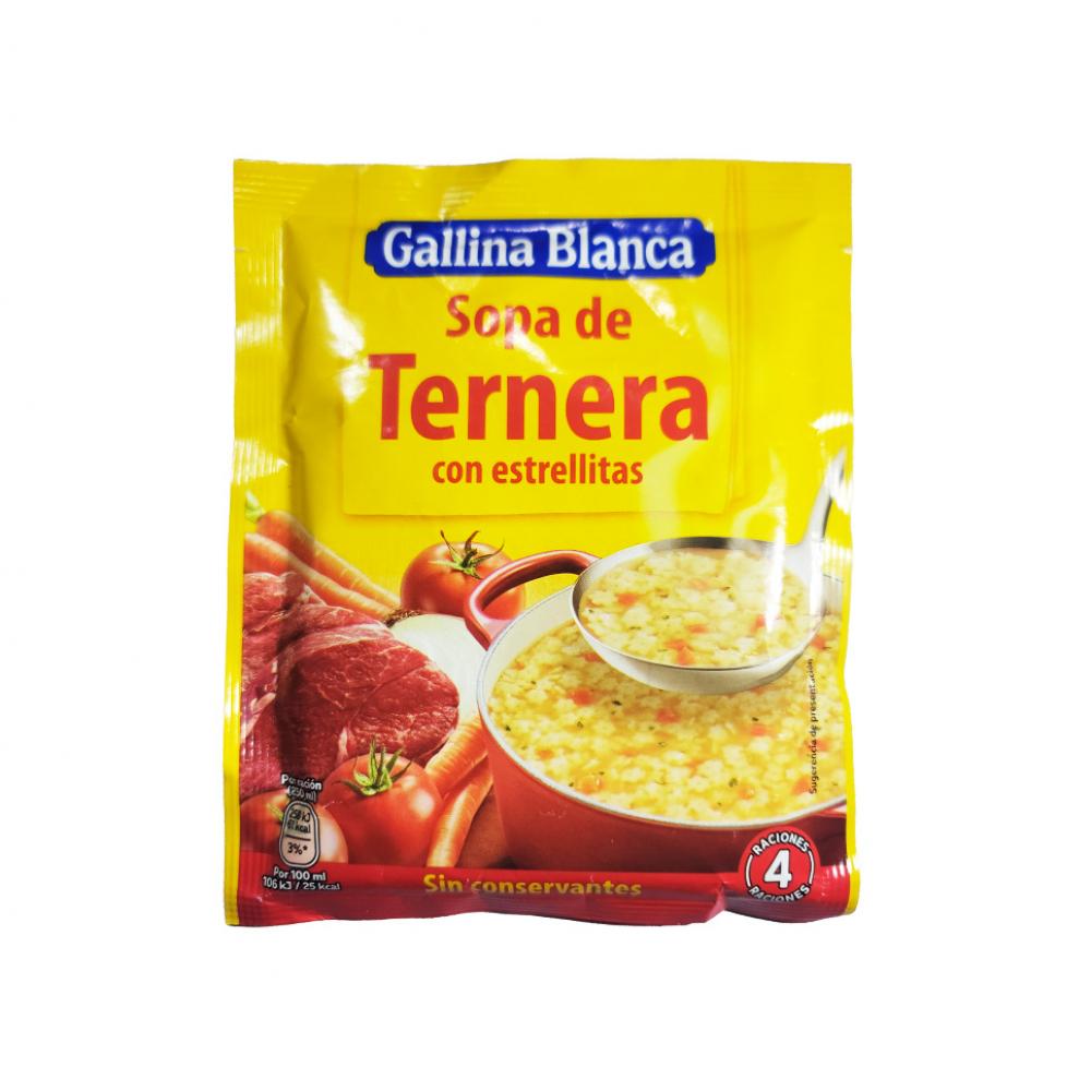 Sopa de ternera con estrellitas Gallina Blanca (74 g / 2.61 oz)