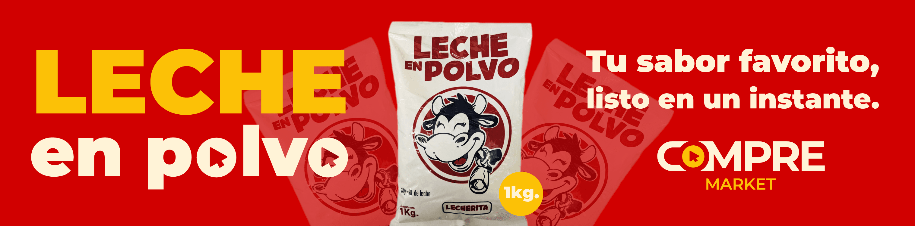 Leche en polvo La Lecherita: Tu sabor favorito, listo en un instante
