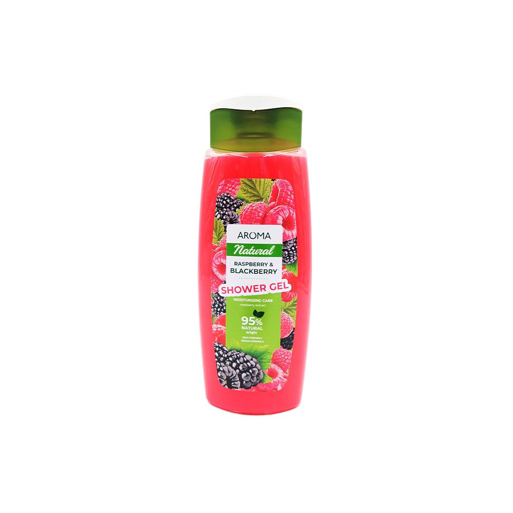 Gel de Baño de Frambuesa y Mora Aroma Natural (400 ml)