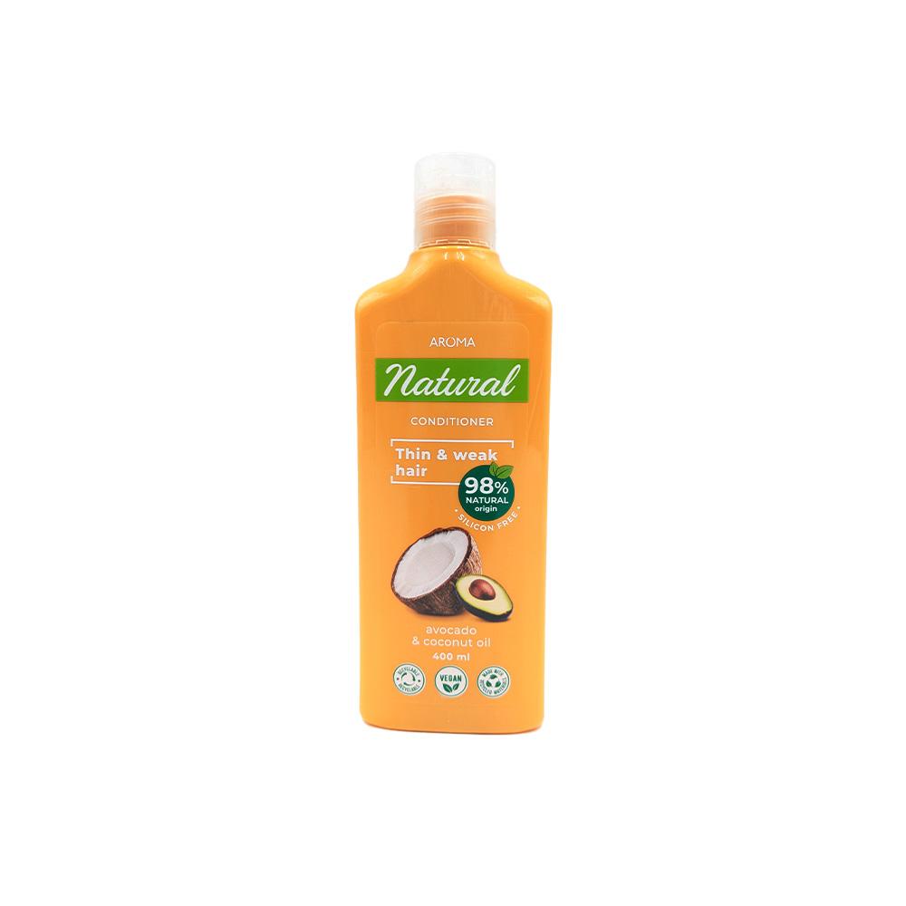 Acondicionador de Aguacate y Leche de Coco Aroma Natural (400 ml)
