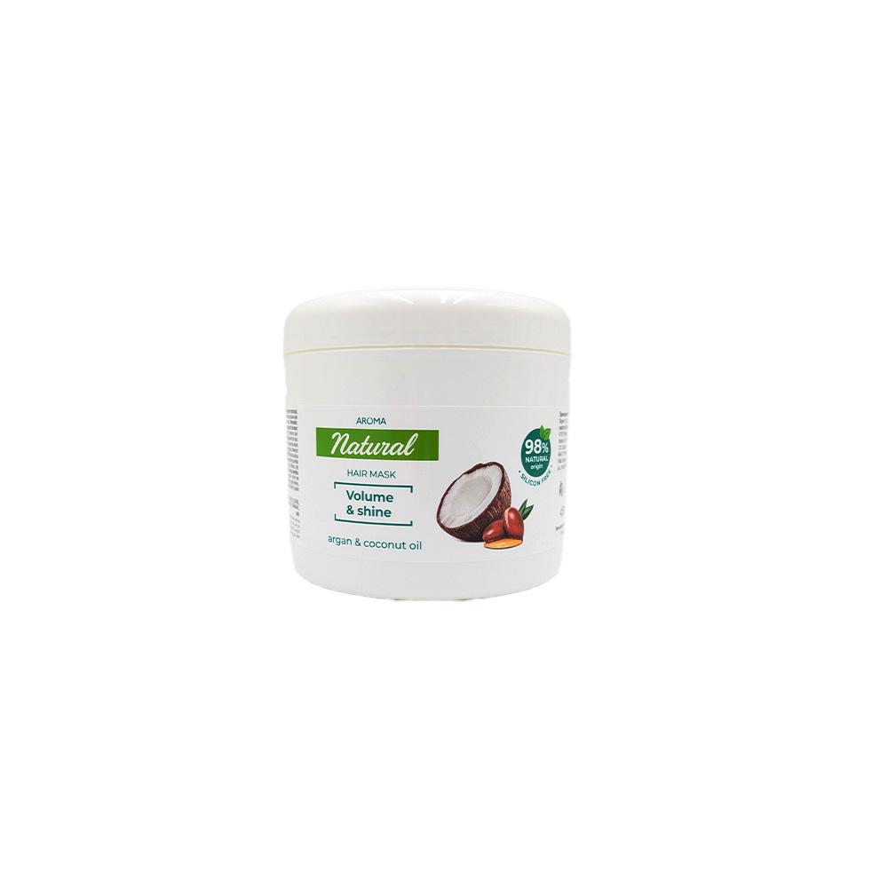 Mascarilla Capilar de Argan y Leche de Coco Aroma Natural  (450 ml)