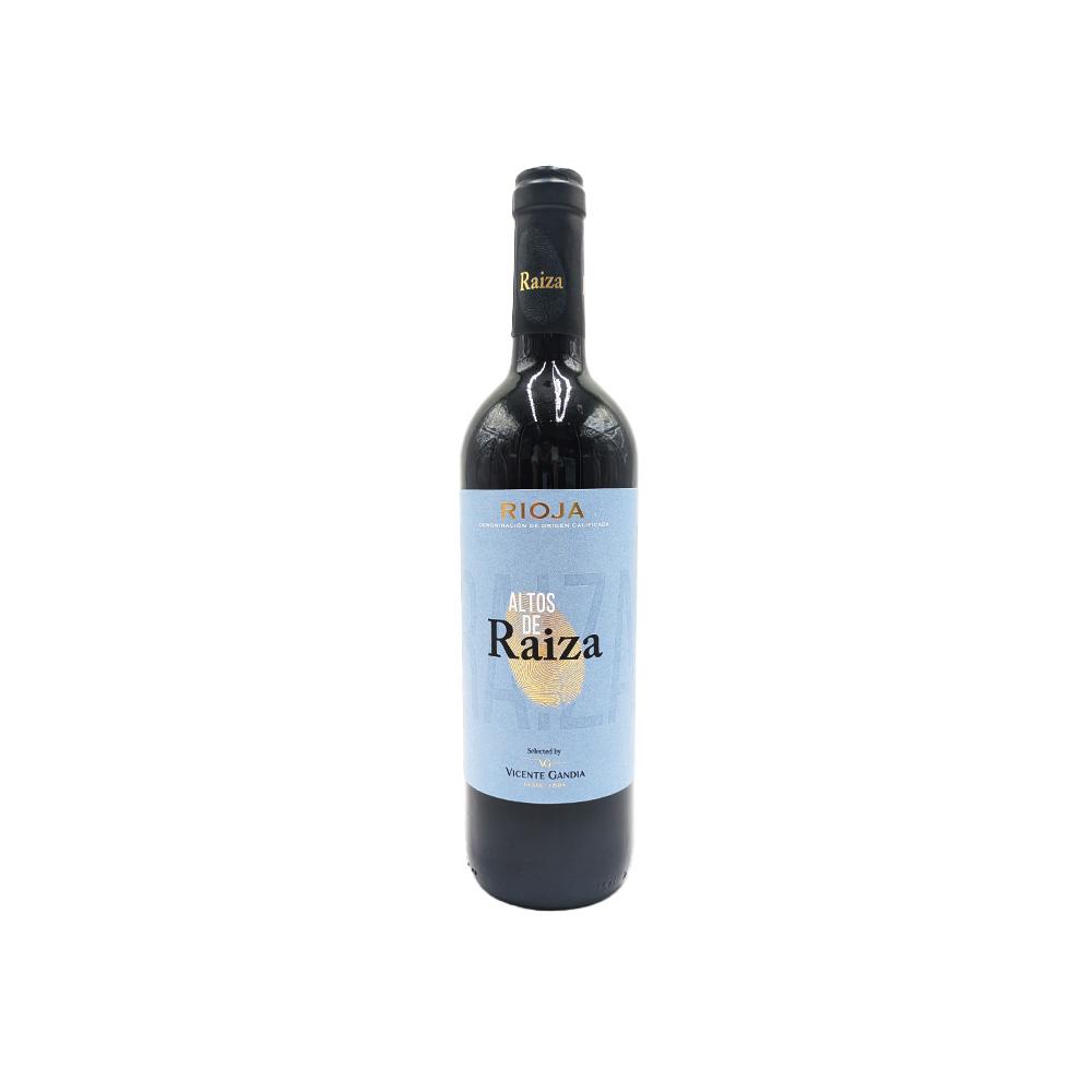 Vino tinto Rioja Tempranillo Altos de Raiza (750 ml)