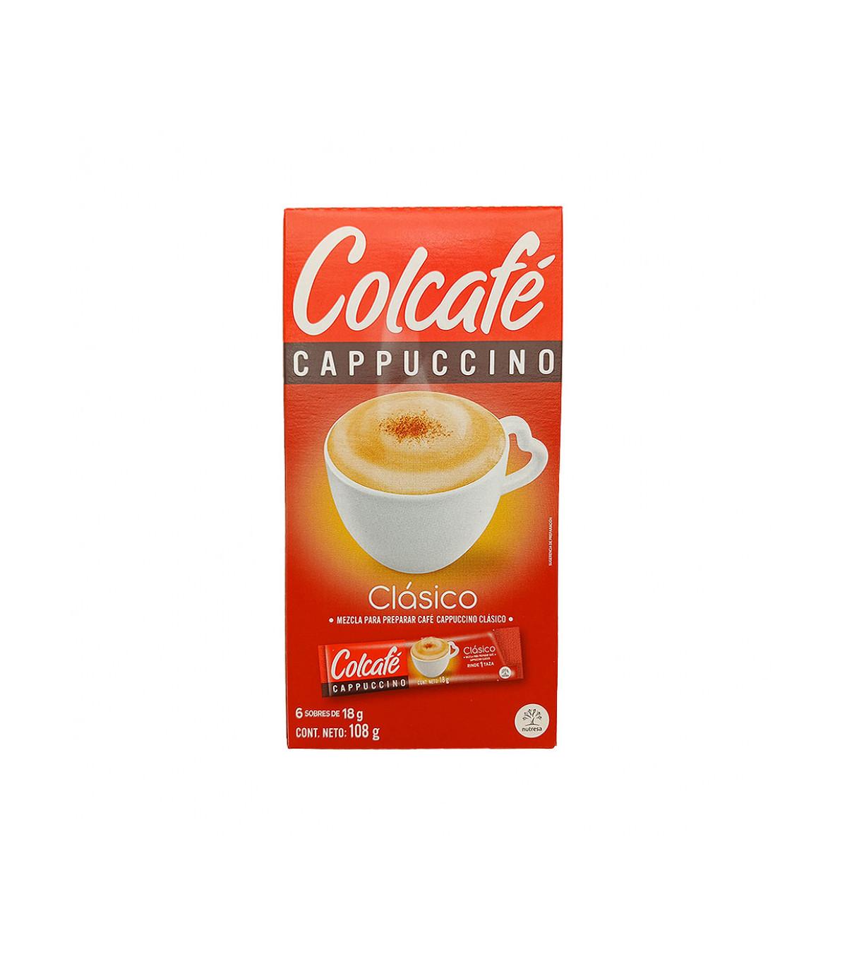 Capuccino sabor Clásico COLCAFE (108 g / 3.8 oz)