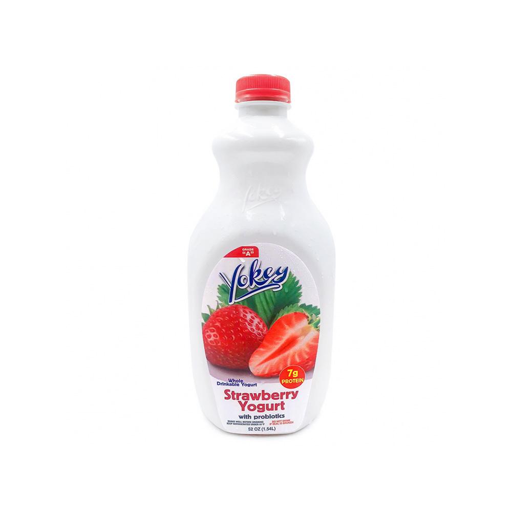 Yogurt probiótico de fresa Yokey (1.54 L)