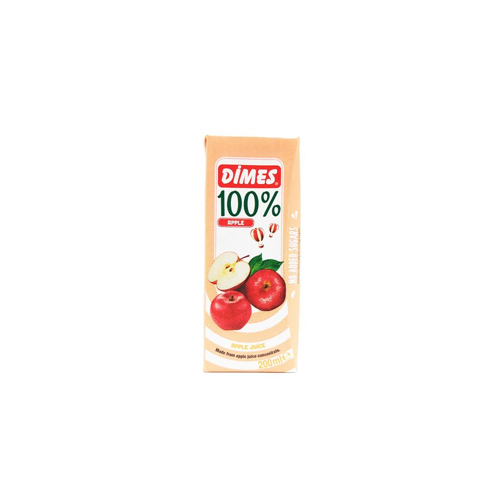 Jugo Premium de Manzana DIMES Tetra (200 ml)