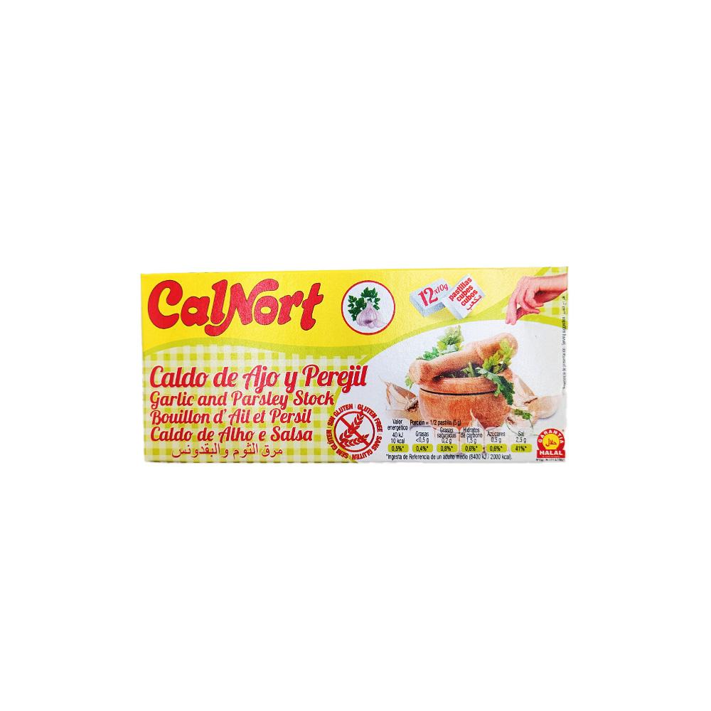 Caldo Ajo y Perejil Pastilla 10 Gr Calnort