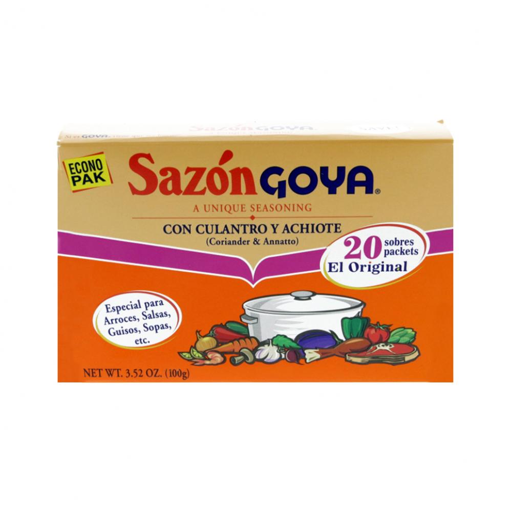 Sazón con culantro y achiote Goya (100 g / 3.52 oz)