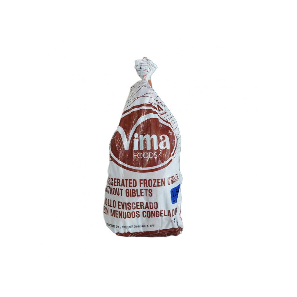 Pollo entero eviscerado Vima Foods (1.5 kg / 3.31 lb)