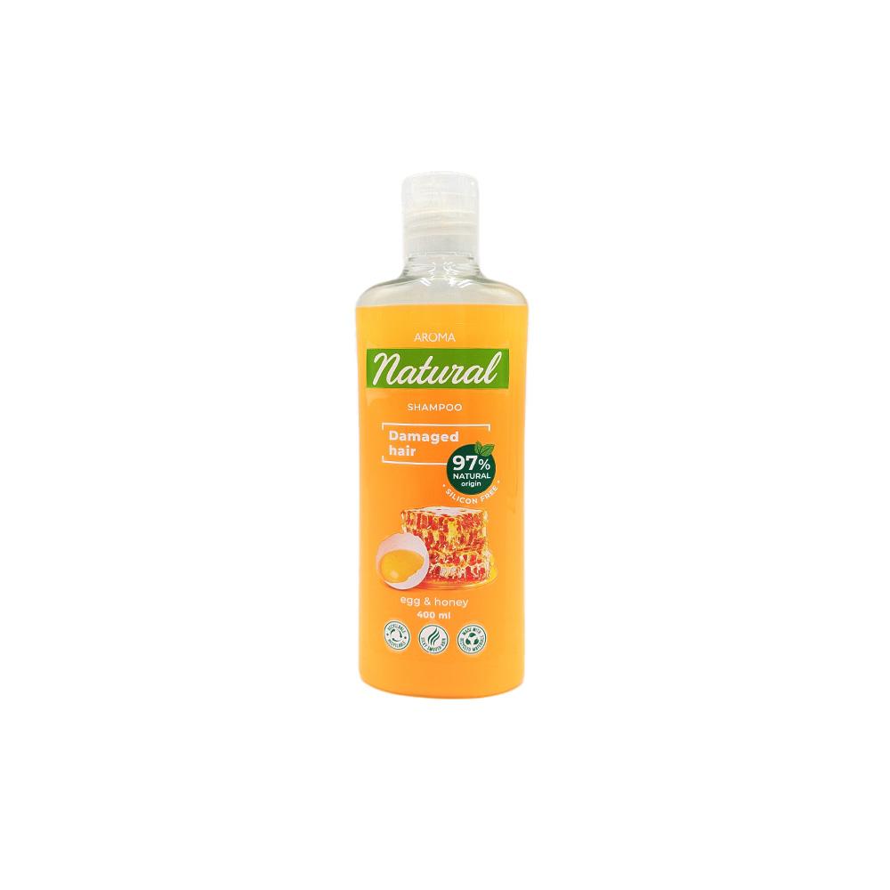 Shampoo de Huevo y Miel Aroma Natural (400 ml)