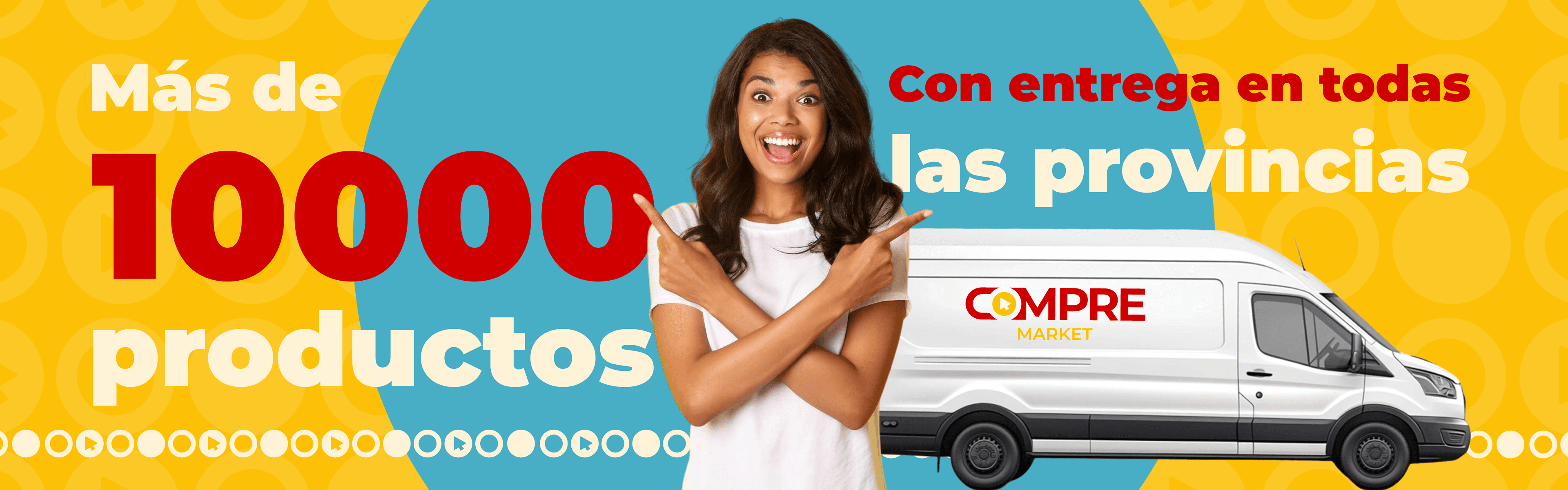 Más de 10000 productos. Con entregas en todas las provincias
