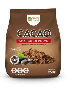 Cacao Amargo en Polvo Macrofood 250 gr