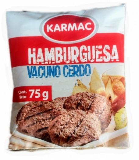 Hamburguesa de Cerdo-Res KARMAC (75 gr)