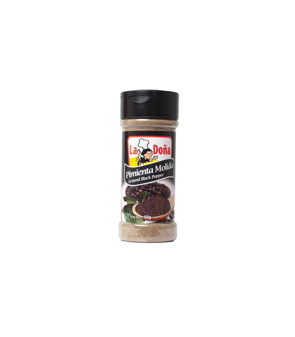 Pimienta molida La Doña (50 g / 1.76 oz).